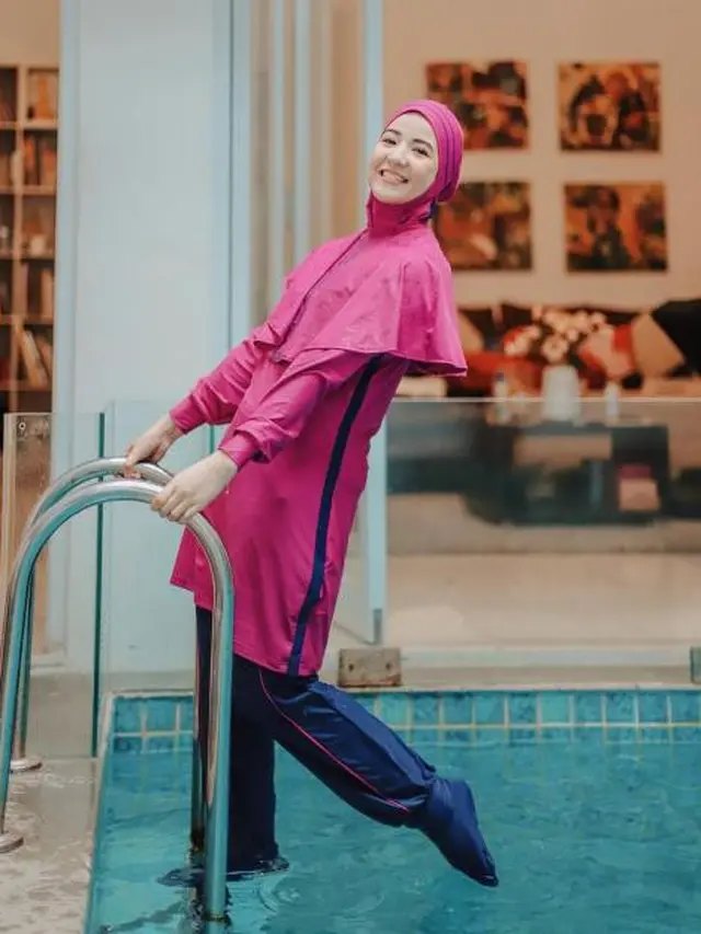 Rekomendasi Model Baju Renang Muslimah yang Pernah Dipakai Artis Indonesia