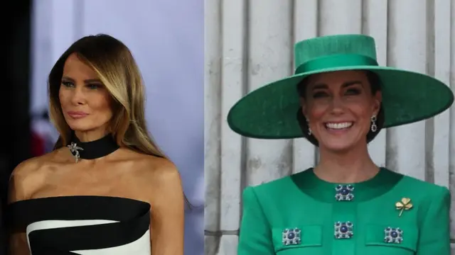 Melania Trump Disebut Sontek Selera Fesyen Kate Middleton, Pancarkan Aura Berbeda